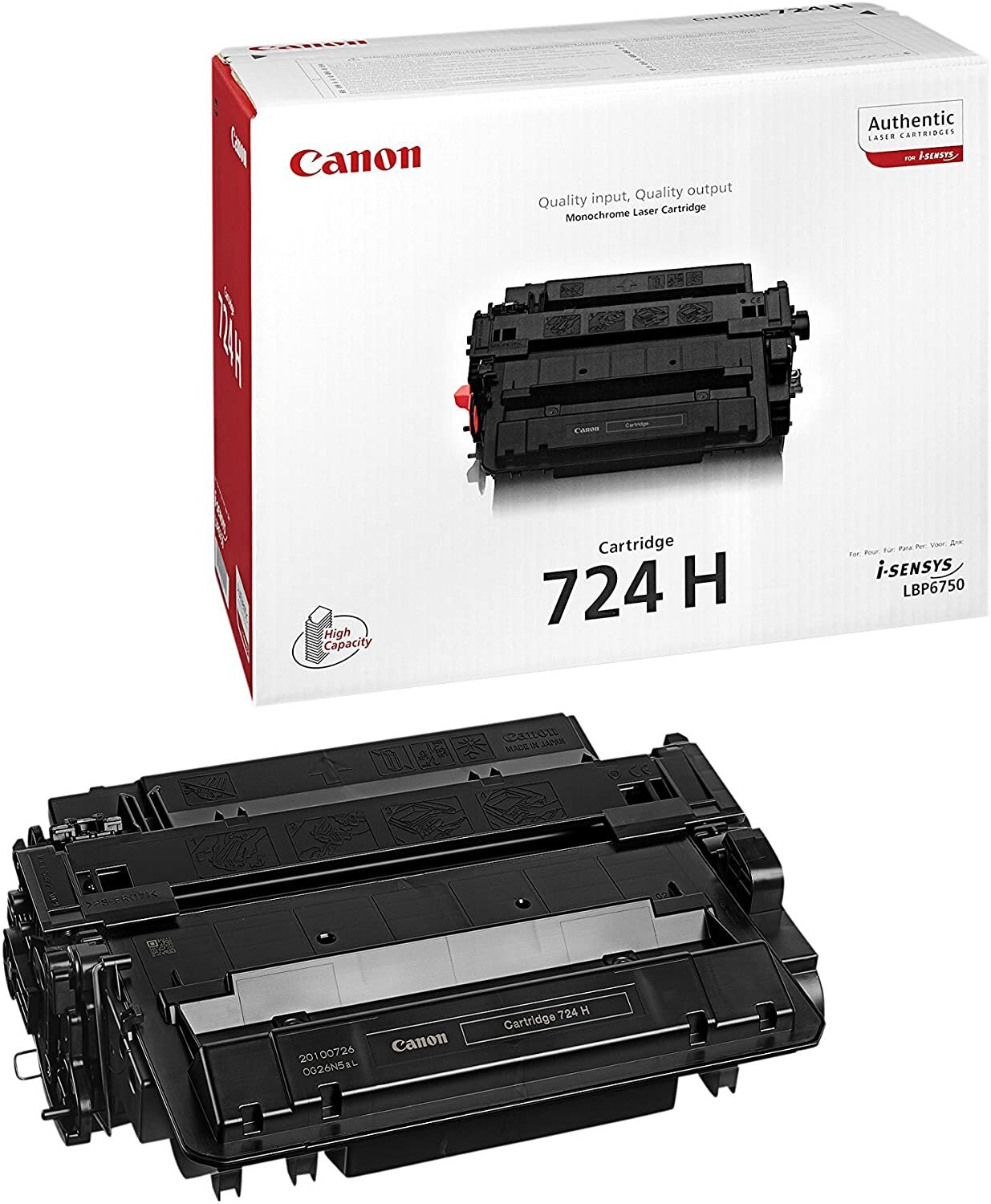 Canon Toner CRG-724H - black - capacity 12500 pages (3482b002)