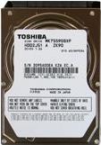 Toshiba HDD 1TB SATA II interface S-ATA 2 capacity 1000 5400 UMIN Cache 8 MB Form factor 2.5 (MK1059GSM)