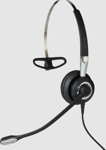 JABRA BIZ 2400 II mono 3in1 WB type 82. noise cancelling - microphone arm freespine (�Berkopfb�gel. Neck bend. Ear hooks) one-eared corded (2486