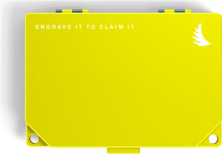 Angelbird technologies media tank memory card housing 4 cards aluminum black - yellow (media tank-CA2)