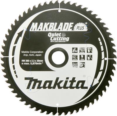 Makita Makblade    B-33495 hard metal circular blade 260 x 30 1 mm dose number 48 1 ST