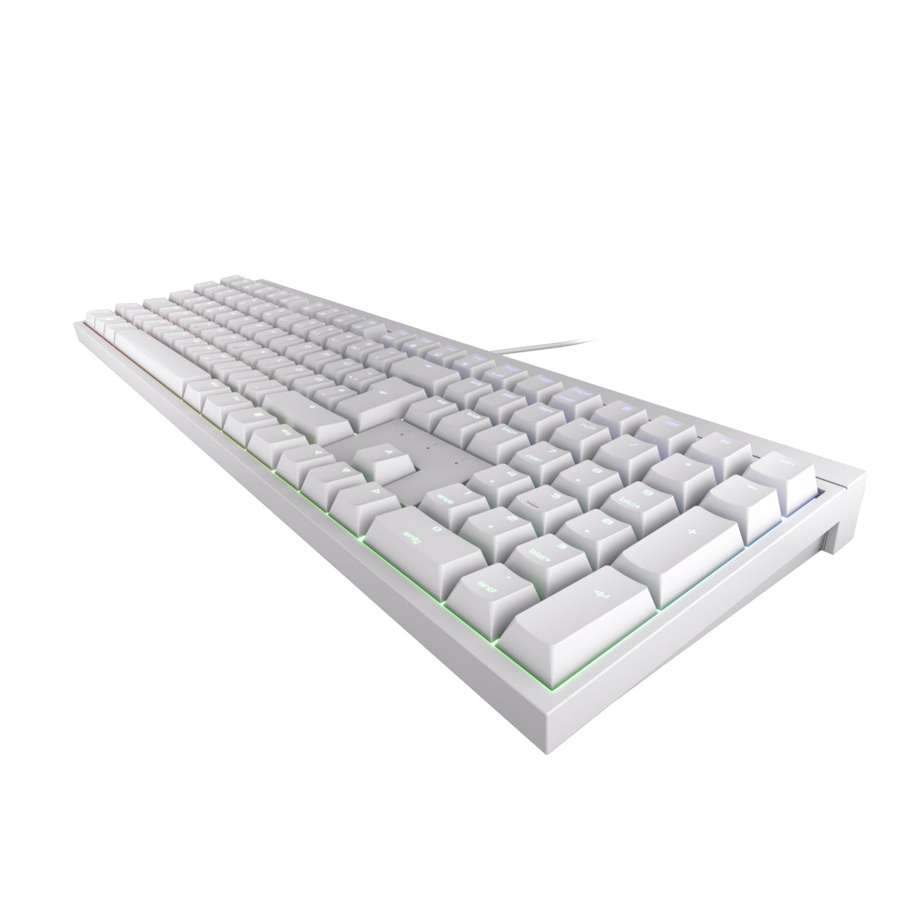 Cherry MX 2.0S - keyboard - background lighting - USB - QWERTZ - German - key switch Cherry MX Brown - white (G80-3821LXADE-0)