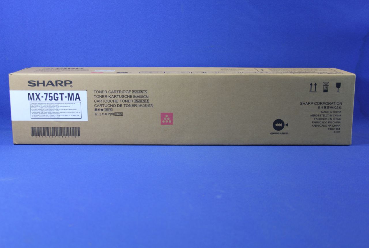 Sharp MX-75GT-MA - Magenta - Original - toner cartridge - Sharp MX-6500N. MX-7500N (MX75GTMA)