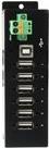 Exsys ex-1596HMVS - hub - 6 USB20 - on DIN rail assembly (ex-1596hmVS)