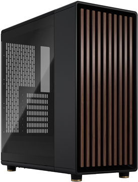 Fractal Design North - Mid Tower - ATX - Side part with window (Toted glass) - No voltage supply (ATX) - Charcoal Black - USBAU (FD-C-