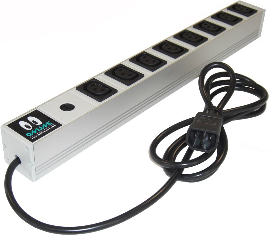 Online UPS - Losing cord (rack - installation) - 8 output plug - - - 48.3 cm (19) (IEC10A8IEC10A-Rack)