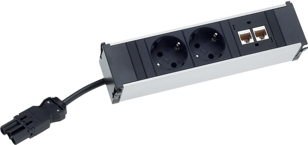 912014 Coni socket strip. 5-fold current input socket. 1x room (912014)