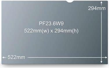 3M eye protection filter for 236 monitors 169 - eye protection filter for screens - 59.9 cm broad image (236 broad image) - black