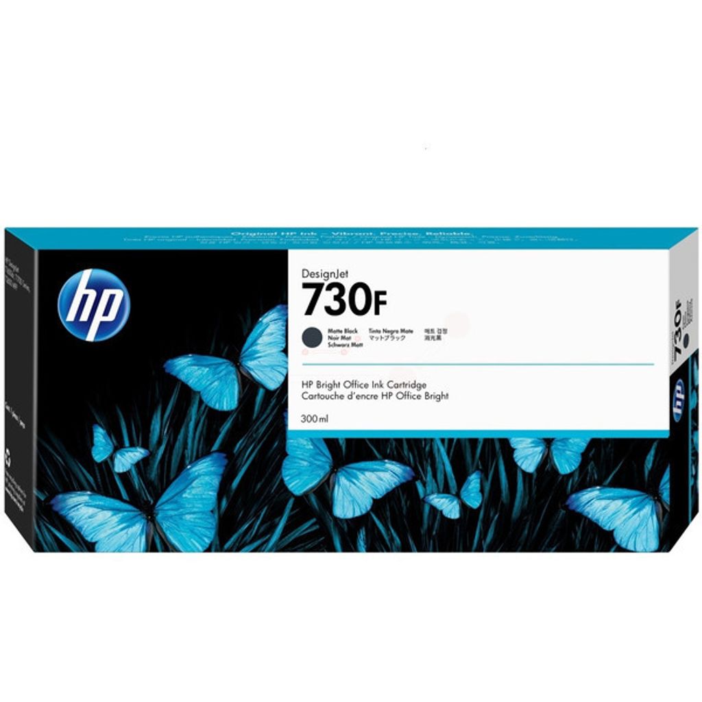 HP 730F - 300 ML - with high capacity - matt black - original - ink cartridge - for designjet T1700 postcript. T1700dr. T1700DR