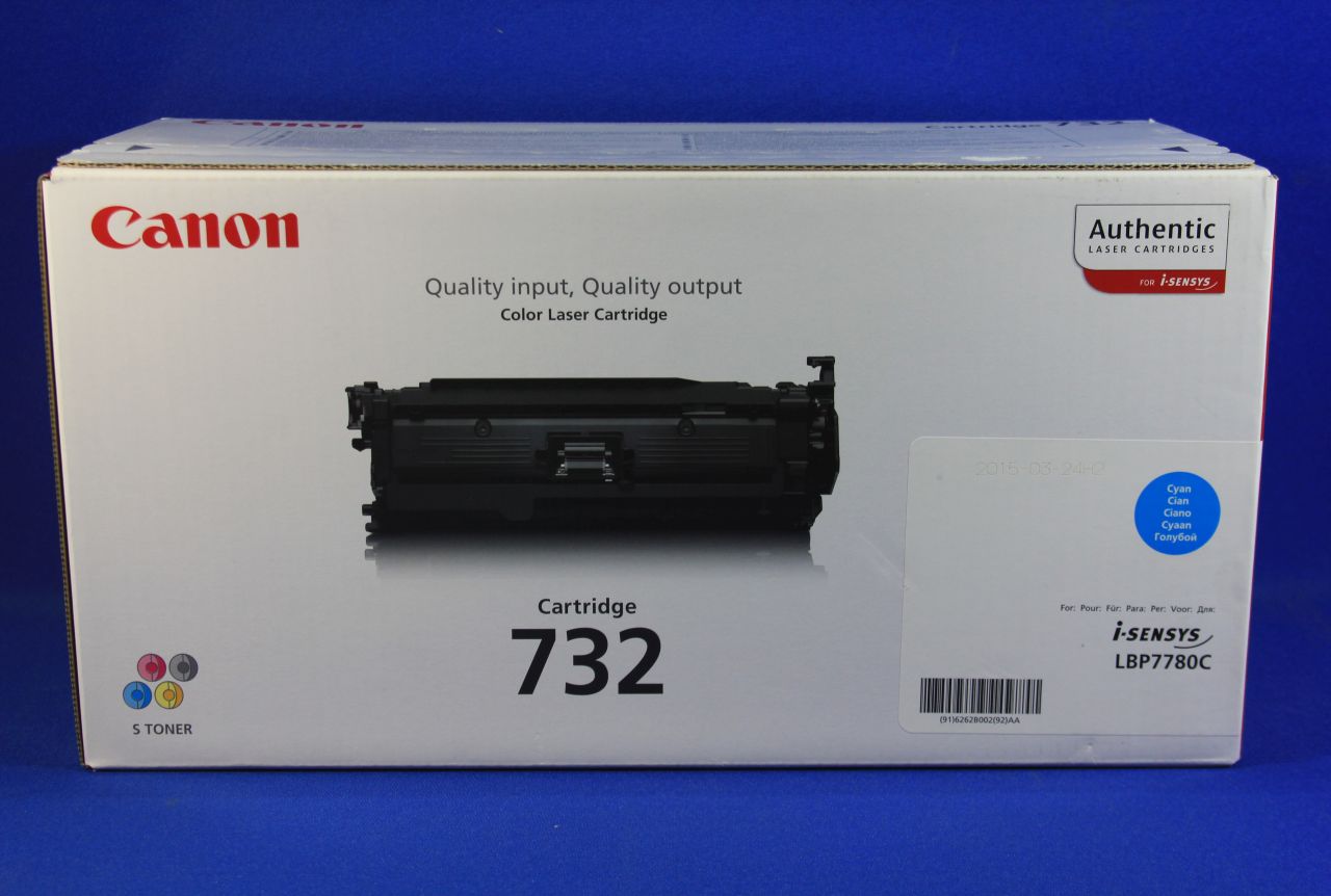 Canon 732 C - cyan - original - toner cartridge - for i-Sensys LBP7780CX (6262B002)
