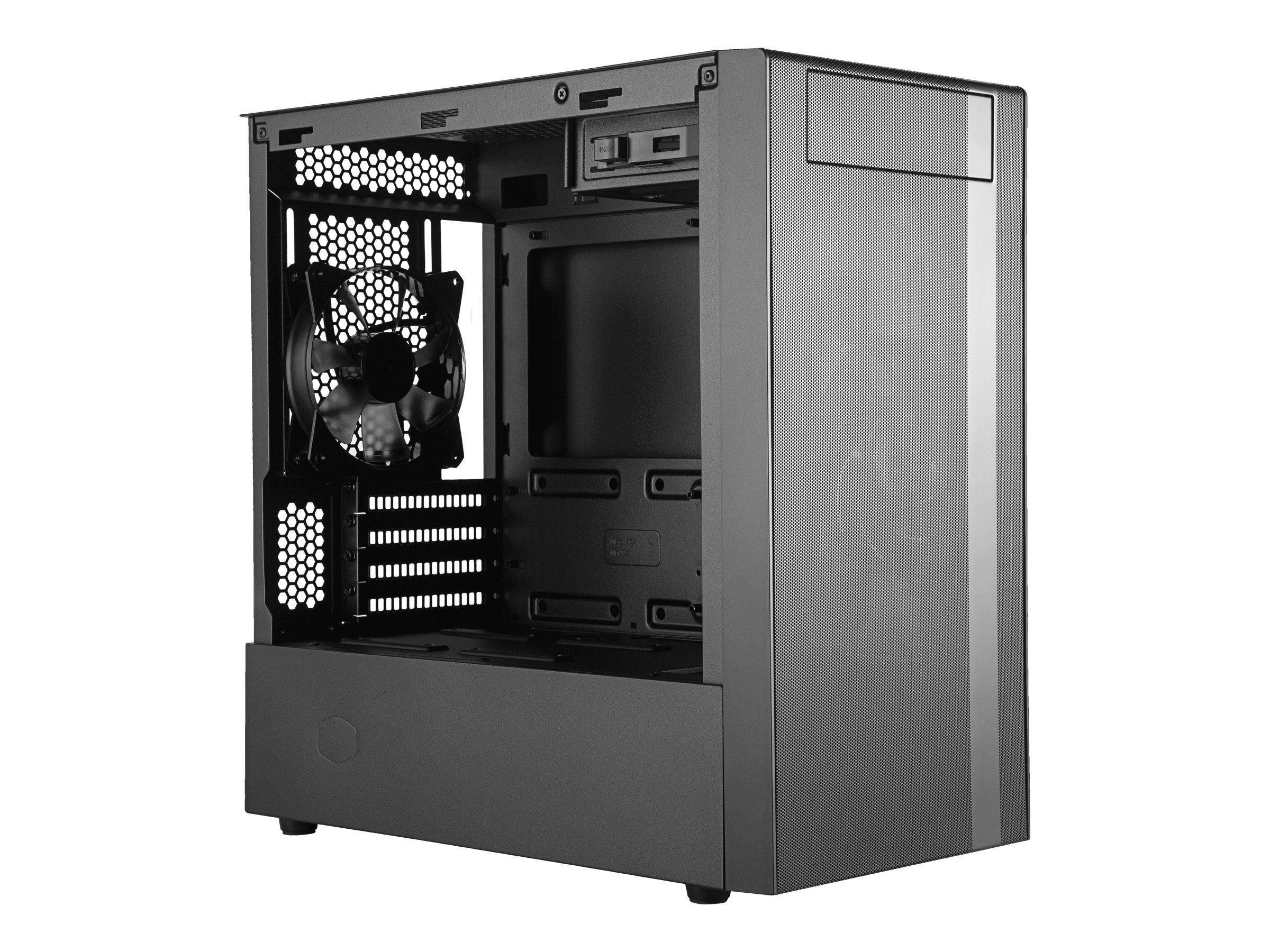 Cooler Master Master Box NR400 - MIDI Tower - Micro ATX - without power supply (ATX    PS2) - black - USBAUDIO