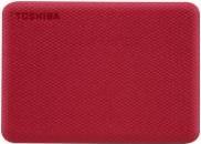 Toshiba Canvio Advance - hard drive - 2 TB - external (portable) - 25  (64 cm) - USB 32 Gen 1 - red