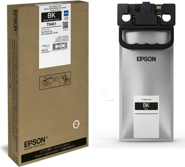 EPSON T9461 - 136.7 ML - GR�E XXL - original - ink cartridge - Workforce Pro WF-C5290DW. WF-C5790DWF (C13T946140)