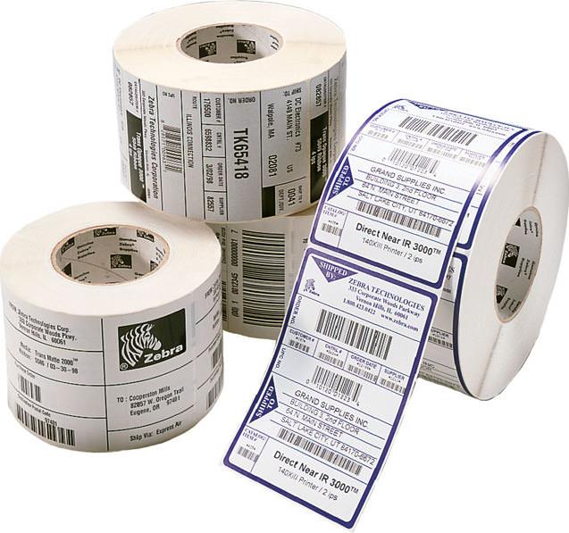 Zebra Z-Perform 1000D - Permanent paper adhesive labels - 102 38 mm 16200 label (EN) (4 roll (n) x 4050) - F�R