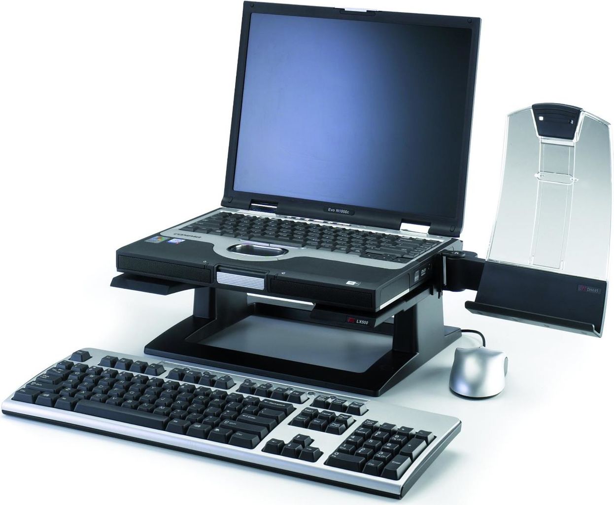 3M LX500 Notebook Riser Height Adjustable 32 32 X 10.2-15.2cm in (7000080735)
