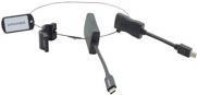 Kramer ad-ring-4 - video audio adapter kit - black - 4k support