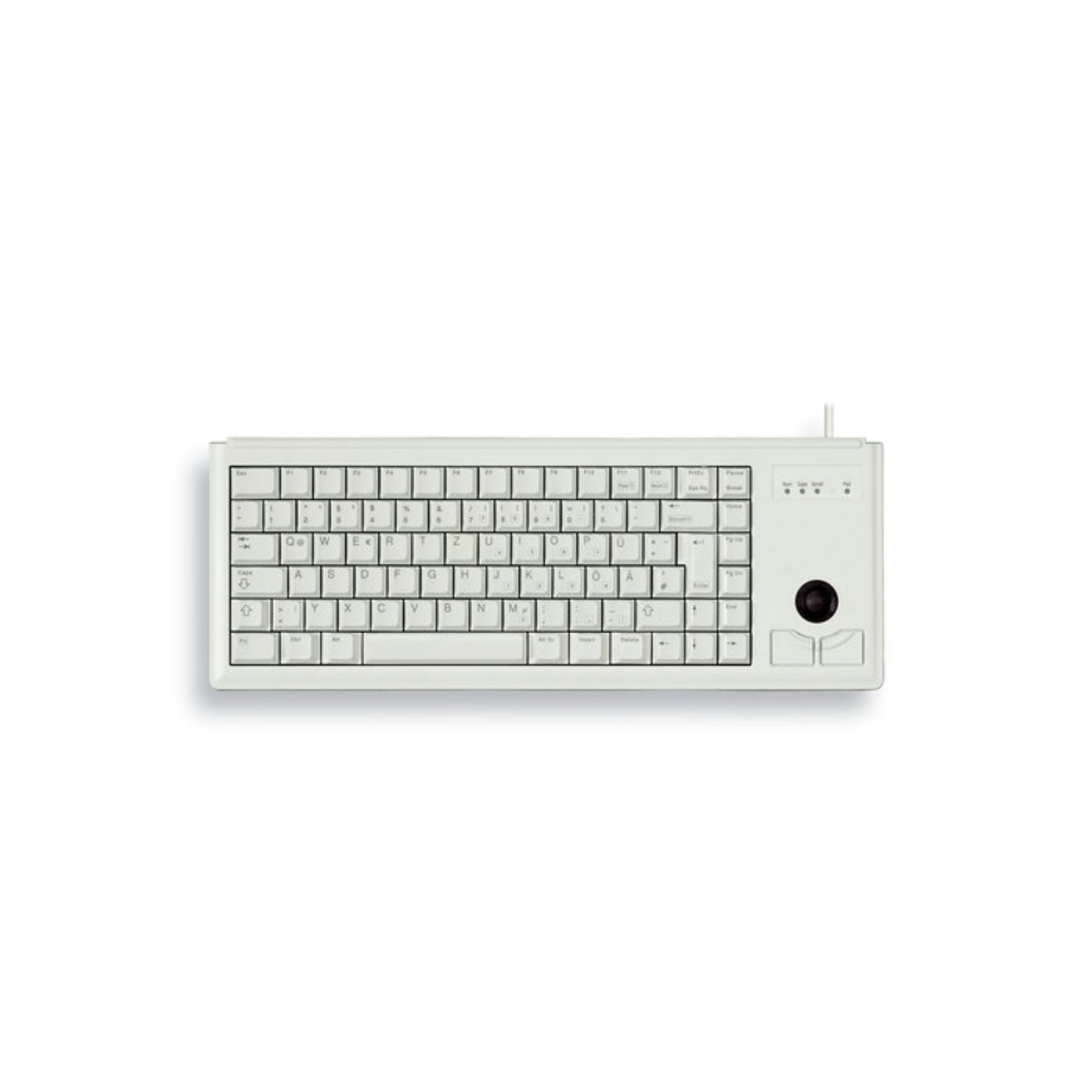 Cherry compact keyboard G84-4400 - keyboard - USB - English - light gray
