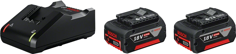 Bosch starter Set 2 GBA 18V 4.0AH     GAL 18V-40 Professional - power supply     Battery 2 - Li-ion - 4 AH - 4