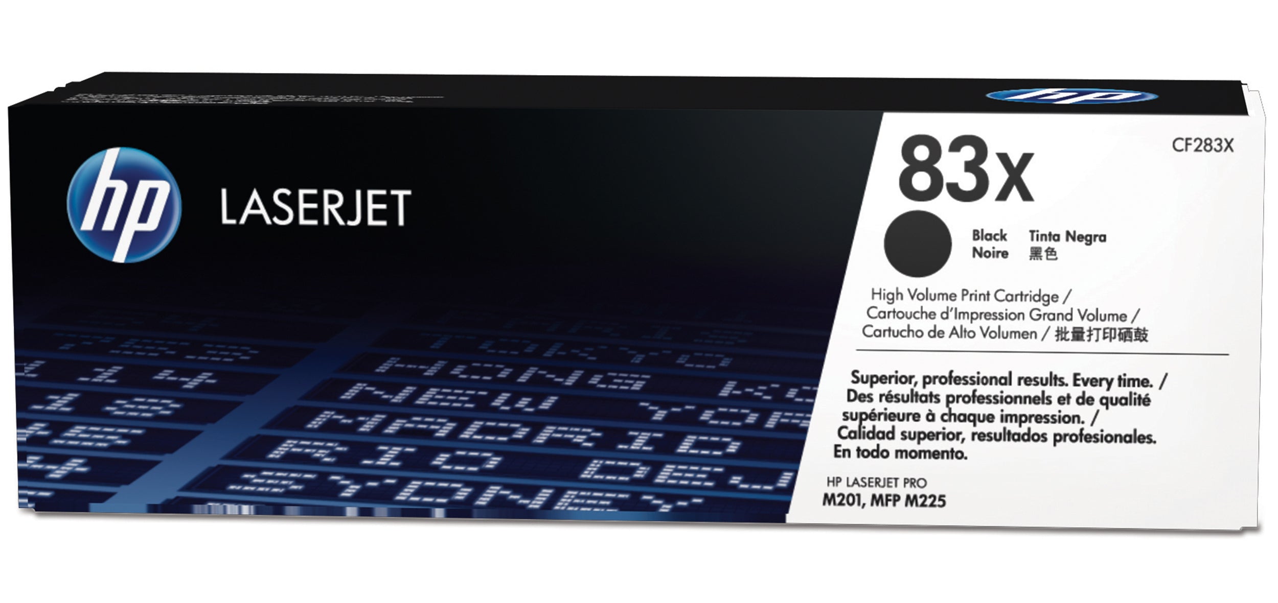 HP toner CF283X (83x) - black - capacity 2200 pages (CF283X)