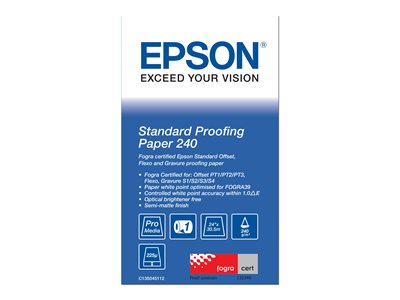 Epson Proofing Paper Standard - Halfmatt Proofing paper - 9 MIL - Roll (61 cm 30.5 m) - 240 GM2 - roll (N) (C13S045112