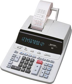 Sharp CS-2635RH printing calculator - desktop - printer - black - silver - kg - 250 x 345 87 mm (CS2635RHGYS))