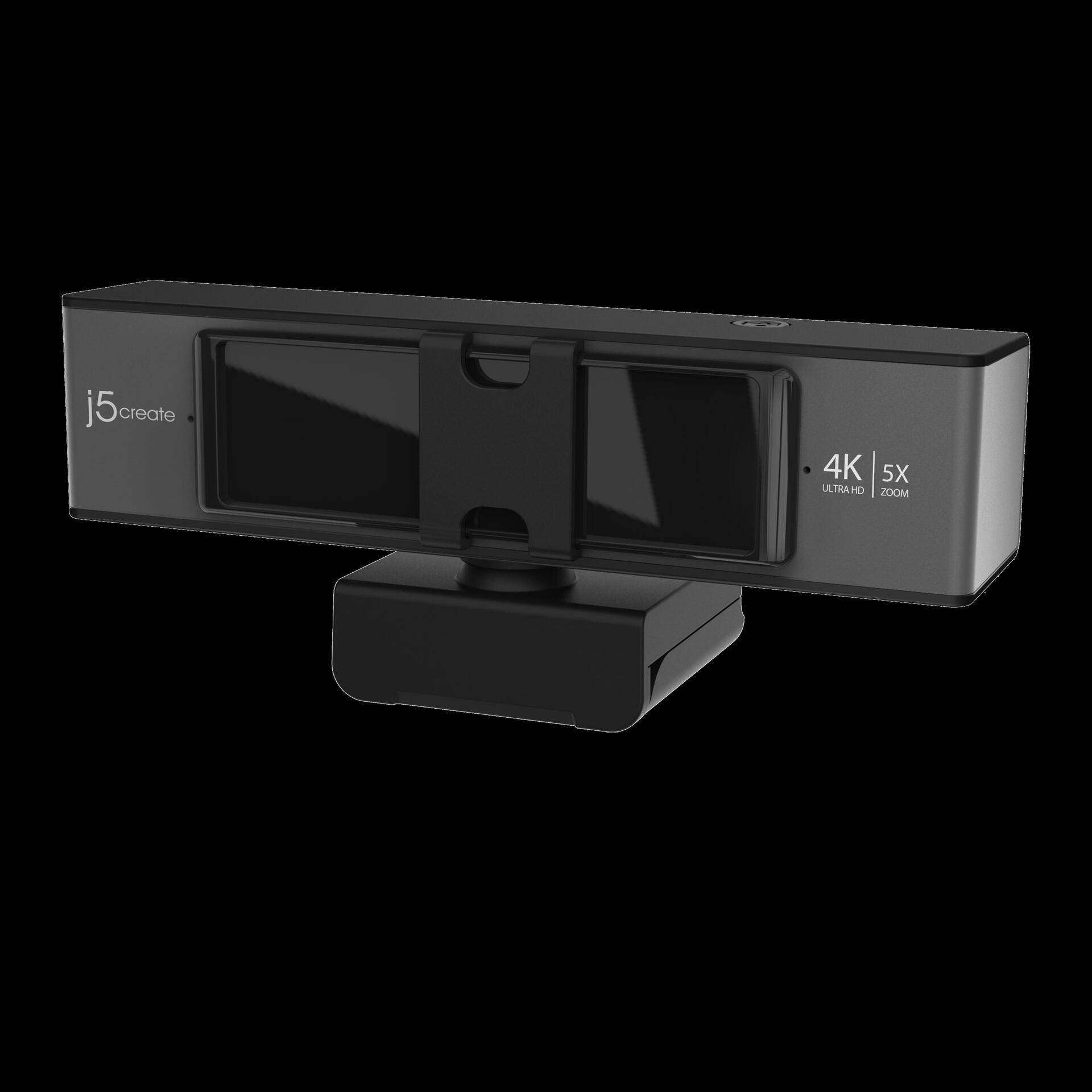 J5Create JVCU435-N USB 4K Ultra webcam with 5x digital zoom remote control - 8.29 MP - 3840 x 2160 pixel - Full HD - 30