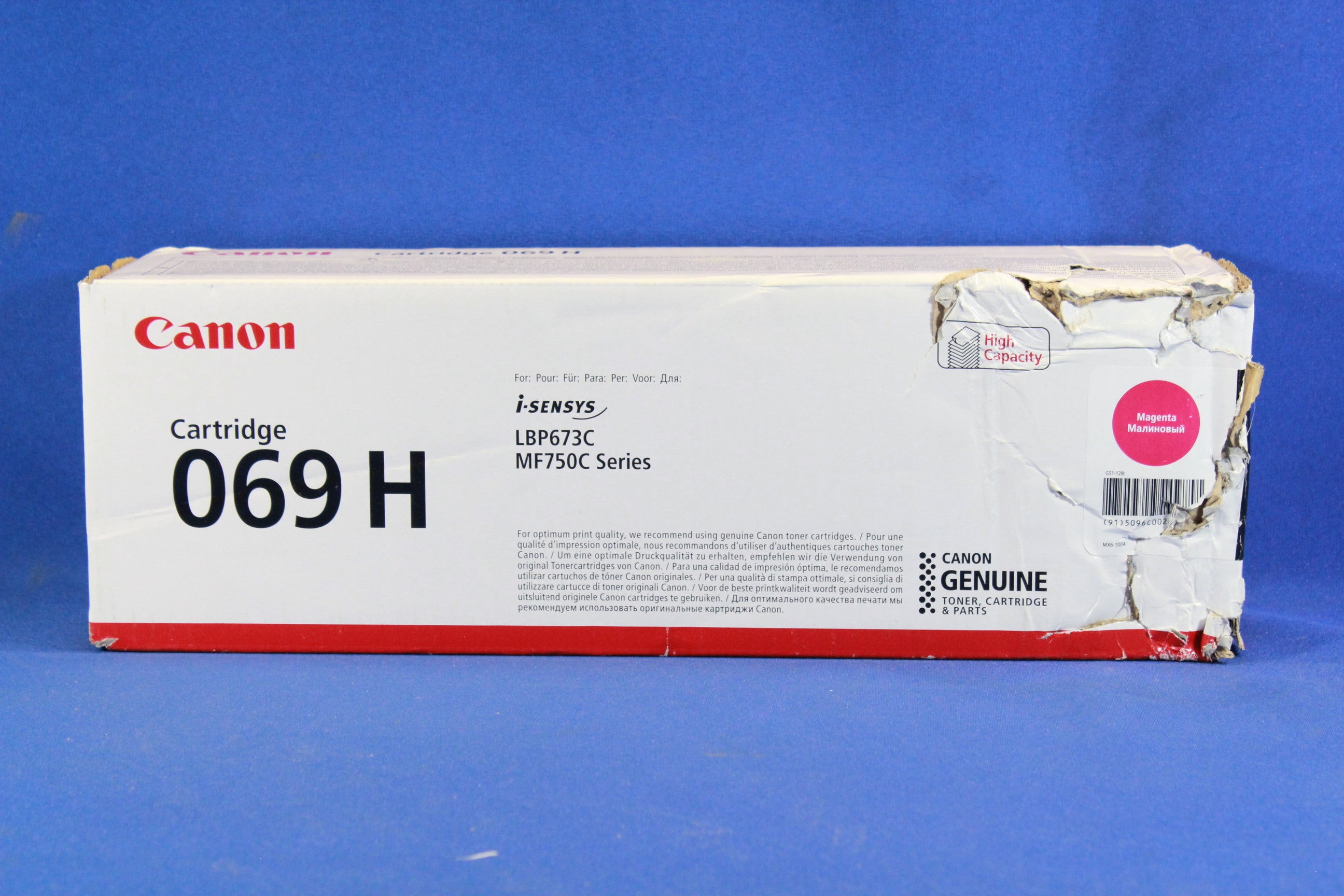 Canon 069H - high product - magenta - - box - toner cartridge - for I-Sensys LBP673cdw. LBP673dw. MF752CDW (5096c002)