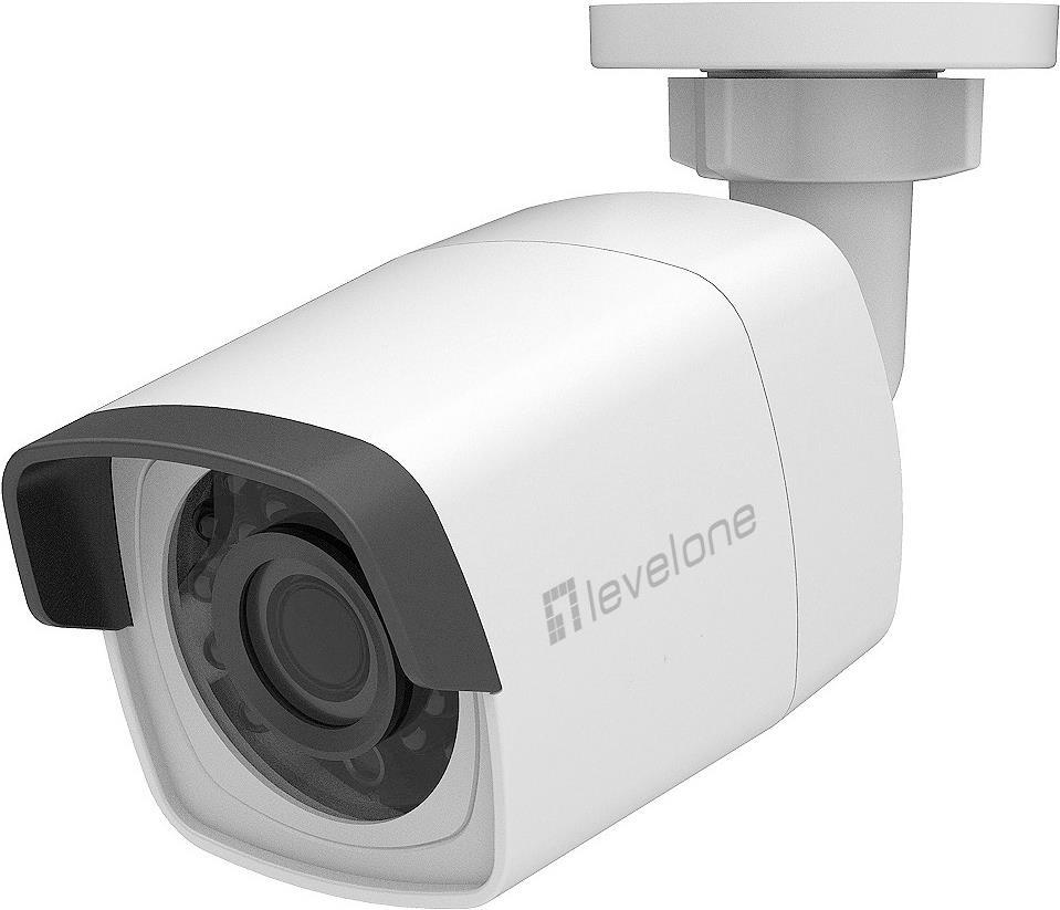 Levelone Gemini fixed IP network camera - 4 megapixel - IR-LEDS - 8023AF POE - inside    AU�en (FCS-5202)