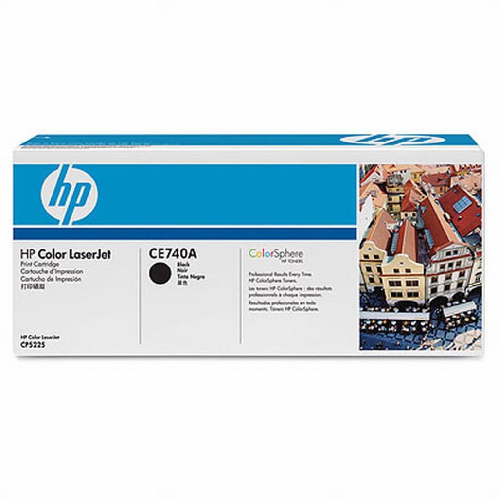 HP 307A - black - original - laser jet - clay cartridge (CE740A) - Color Laserjet Professional CP5225. CP5225DN. CP5225N (CE740A)