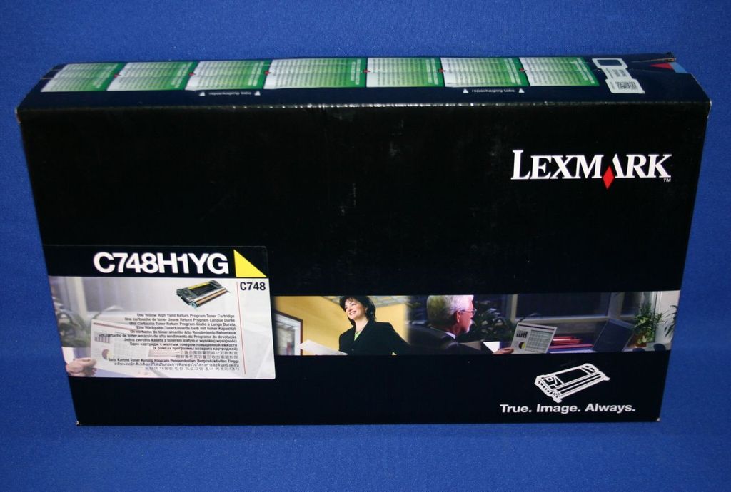 LEXMARK - high yield - yellow - original - toner cartridge LCCP. LRP - for C748de. 748dte. 748E (C748H1YG)