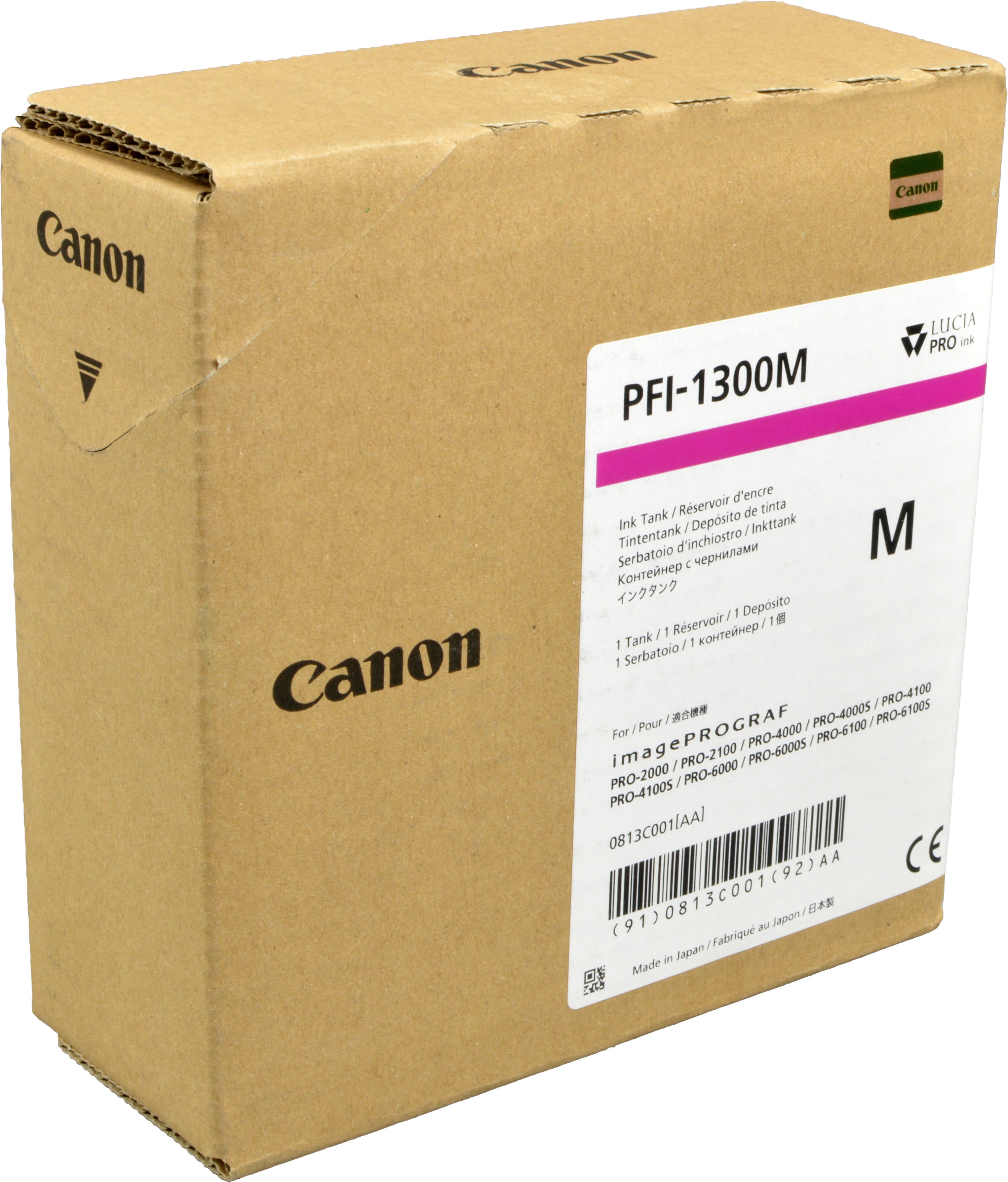 Canon Pfi-1300 M - Magenta - Original - ink treatment - image prograph Pro-20000. PRO-4000S. PRO-6000S (0813c001AA)