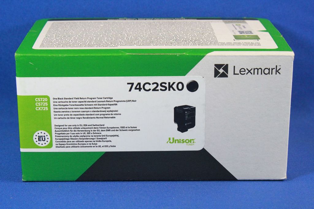 LEXMARK TONER 74C2SK0 - black - capacity 7000 pages (74c2sk0)