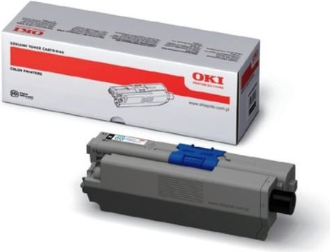 OKI - black - original - toner cartridge - for C510dn. 530dn