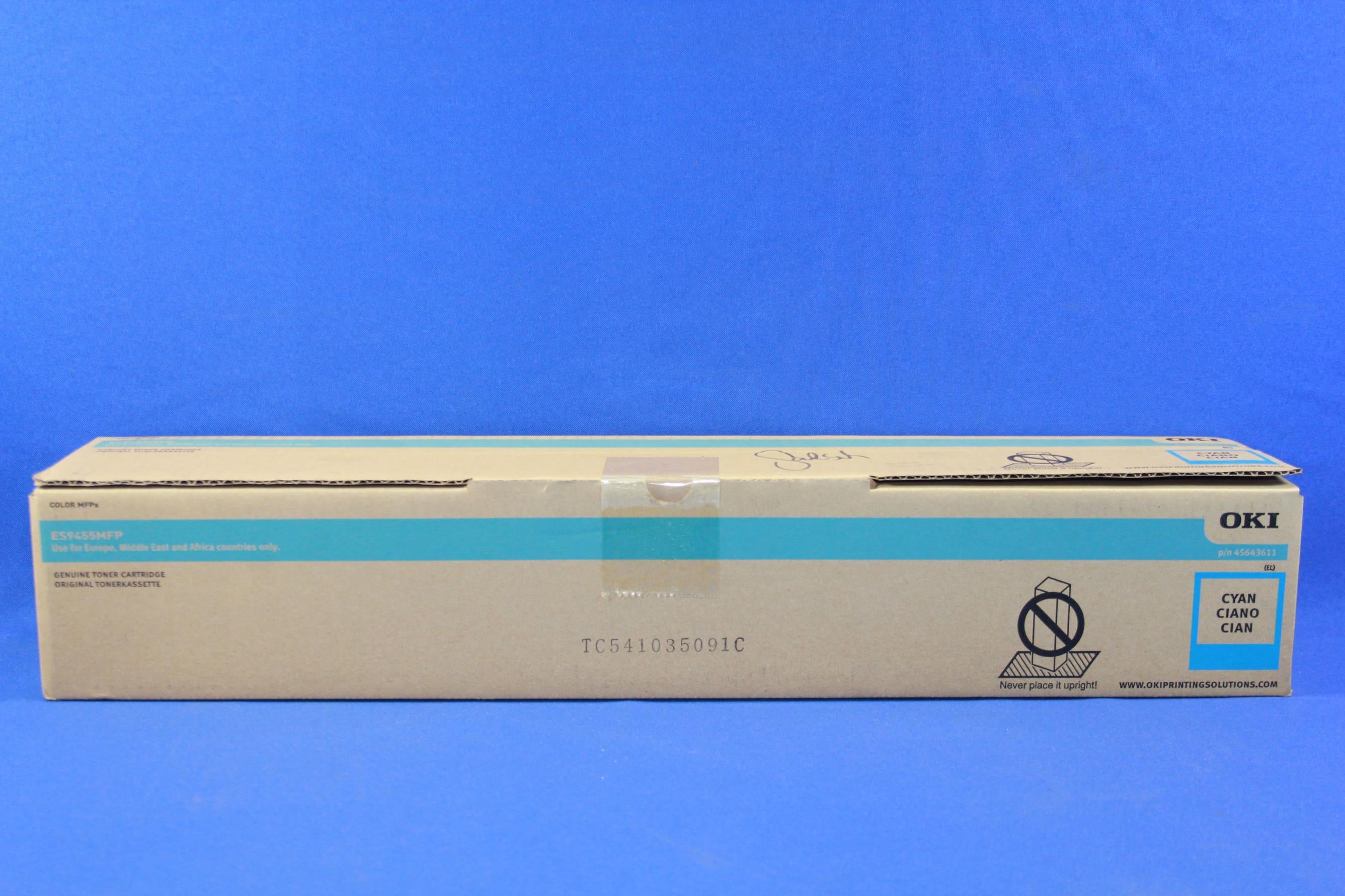 OKI - cyan - original - toner cartridge - for ES 9455 MFP (45643611)