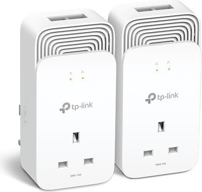 TP-LINK PG2400P KIT Powerline Network adapter 1428 MBITS built-in Ethernet connection white 2 stem (E) (PG2400P KIT)