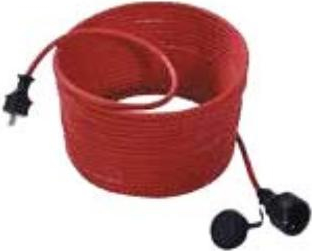 Bachmann H07RN-F3G - voltage supply relief cable - alternating current V - 16 A - 50.0M - red (343371)
