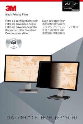 3M eye protection filter for 236 monitors 169 - eye protection filter for screens - 59.9 cm broad image (236 broad image) - black