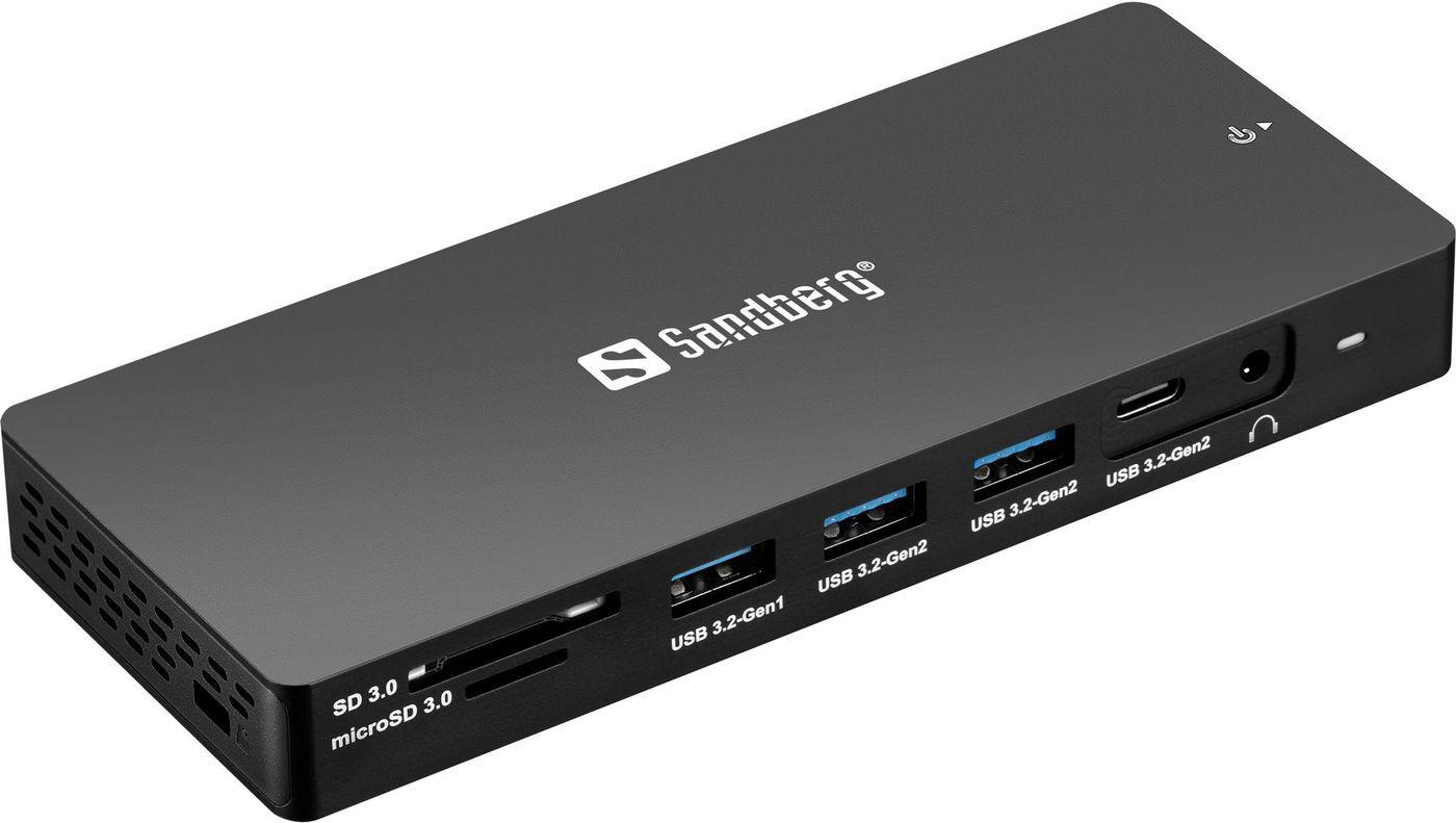Sandberg 13-in-1 per - docking station - USB-C - Dp. 2 X HDMI - 1GBE (136-61)