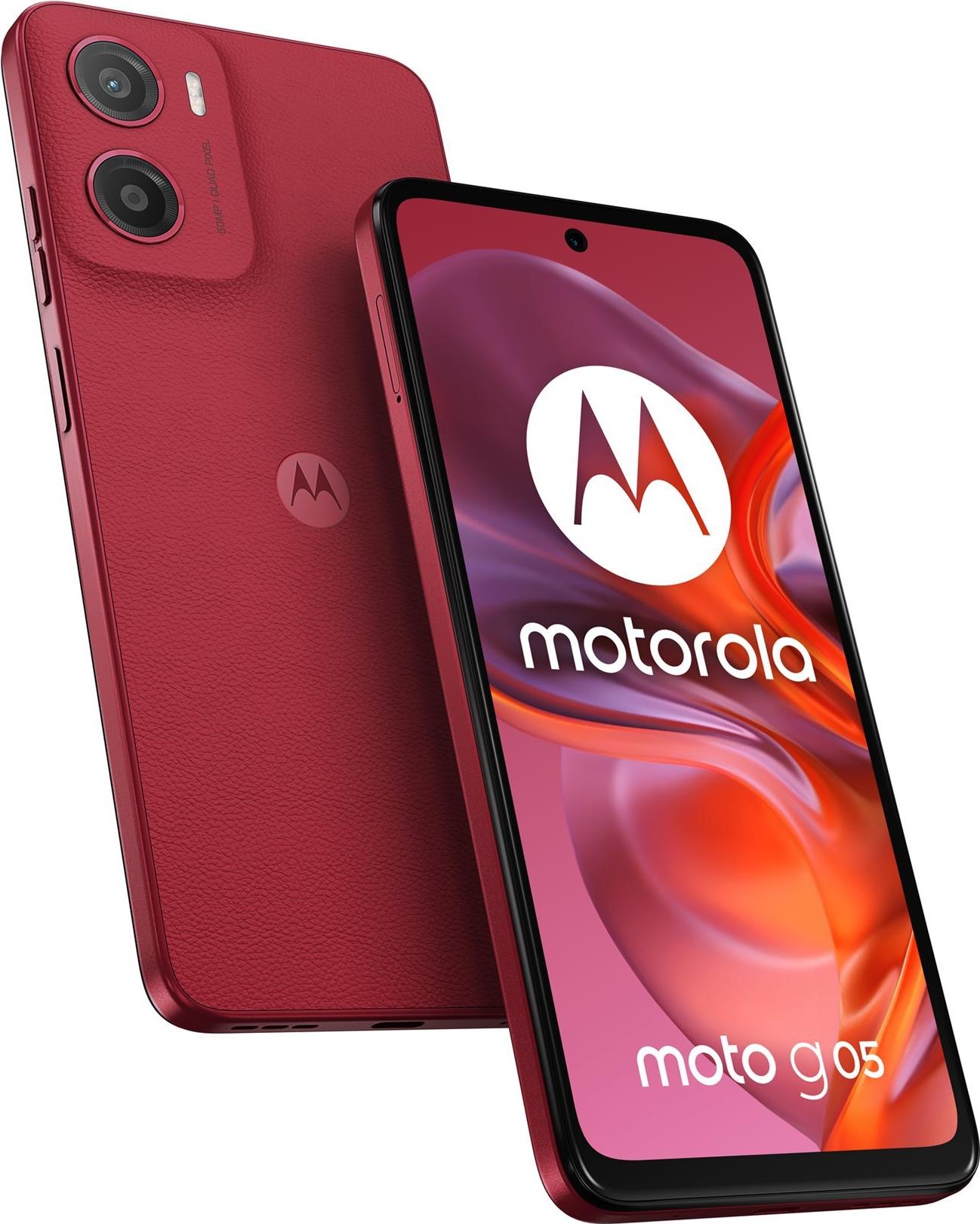 Motorola Solutions Moto G05 64GB Red - mobile phone (PB6L0005SE)