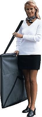 Franconia moderation panel bag folding flap moderation boards BXLXT 127x81x8cm navy blau adjustable shoulder strap (UMT)