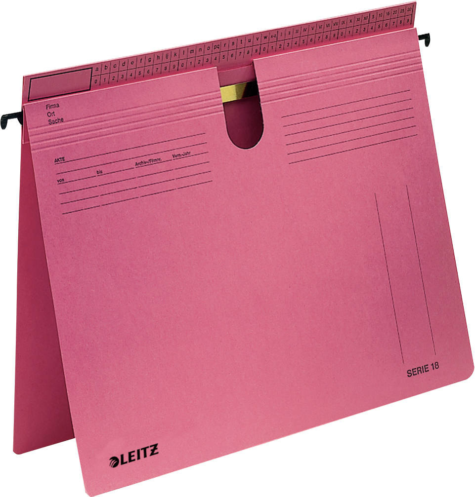 Leitz Series 18 Hot-based. Manil Karton 250 GQM. Red - FOE DAST D D    L    A    CH - 50 Still (1814-00