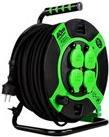 REV - LANSTRIATION ROLE - AC 230 V - 3000 Watt - output connection 4 (4 x voltage) - 40.0m - black.