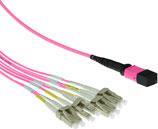 Act 5 meters multimode 50125 OM4 FANOUT PATCHCABLE 1 MTP Female - 4 LC Duplex 8 Fibers 5m 8x50125 OM4 MTPMPO (F) (RL7845