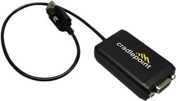 Cradlepoint - cable USB    serial - USB (m) screwable to RS-232 (W) screwable - 40 cm - thumb screws