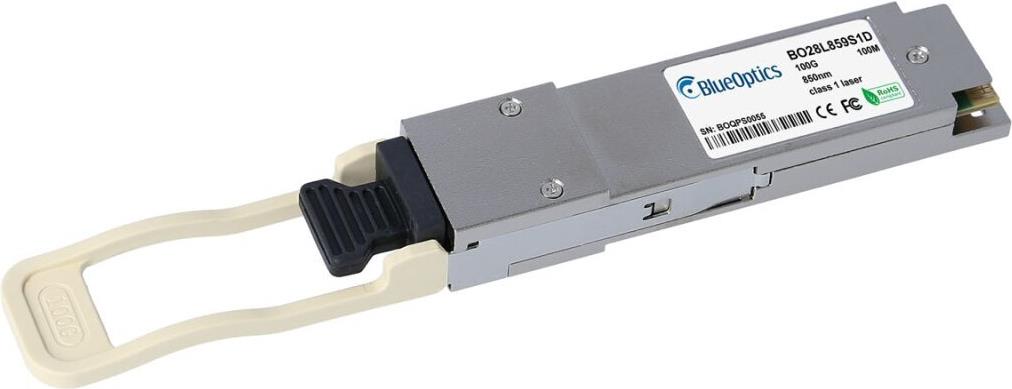 Compatible Extreme Networks 100g-SR4-QSFP100M Blueoptics Bo2859S1D QSFP28 Transceiver. MPOMTP.