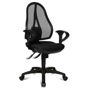 Topstar B�rotrestlühl Open Point S. Substance Black Stepless Seat adjustment. Safety gas spring (OP200 G20)