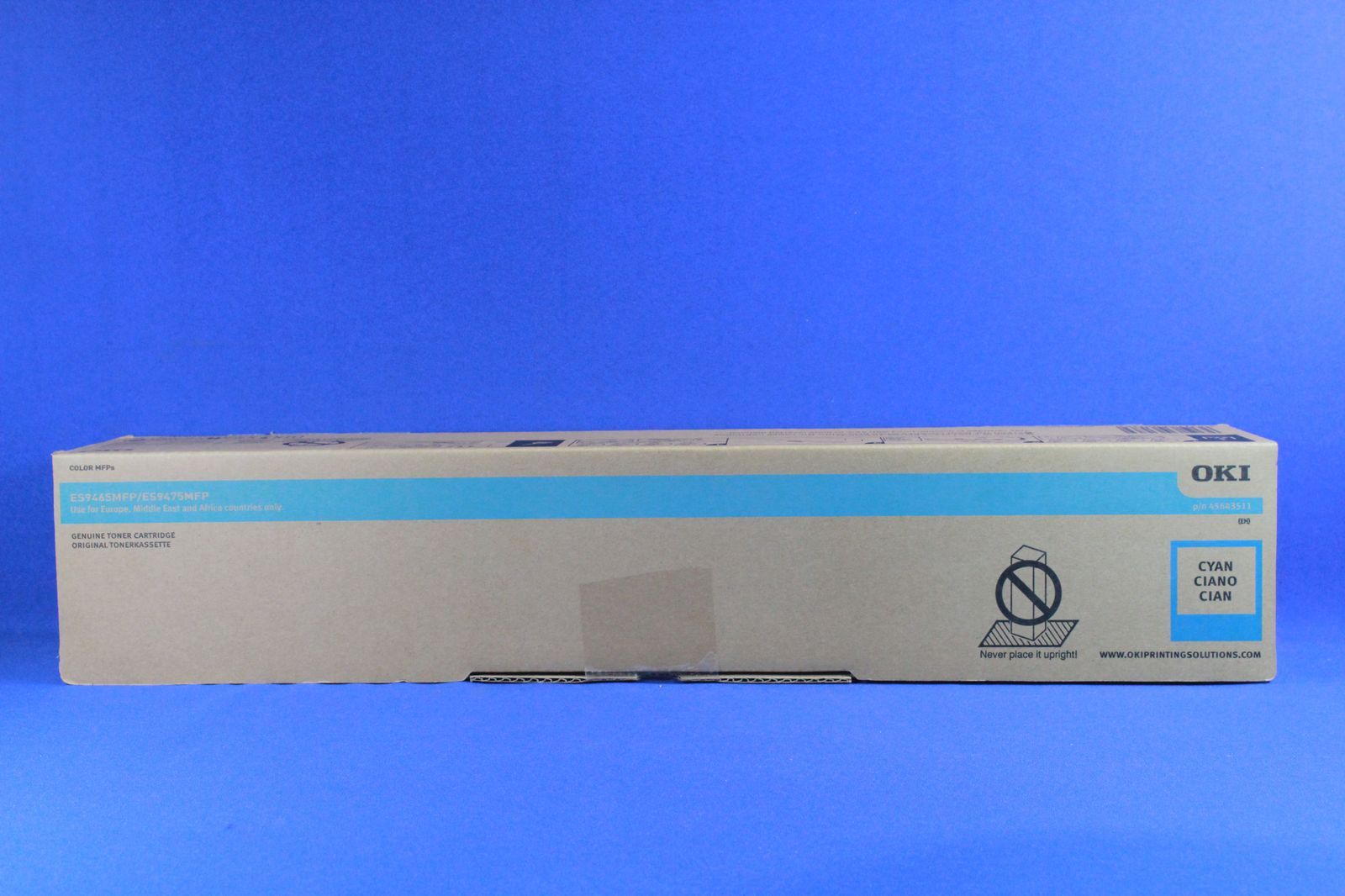OKI - cyan - original - toner cartridge - ES 9465 MFP. 9475 MFP. 9475DN MFP (45643511)