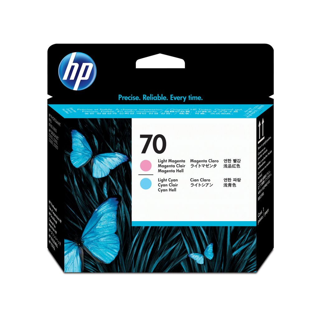 Hewlett-Packard HP 70 - print head - x light magenta. Hell cyan (C9405A)