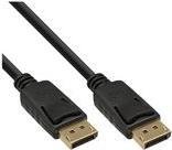 20s Bulk-Pack Inline DisplayPort cable. 4k2k. Black. Gilded contacts. 3M (B-17103P)