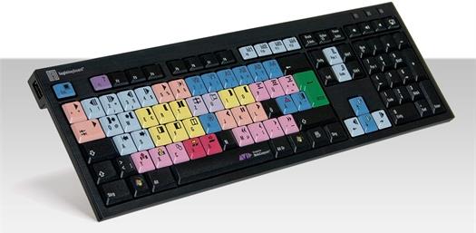 Logickeyboard Avid Media Composer keyboard USB QWERTZ German multi-color (CKB-MCOM4-BJPU-DE)